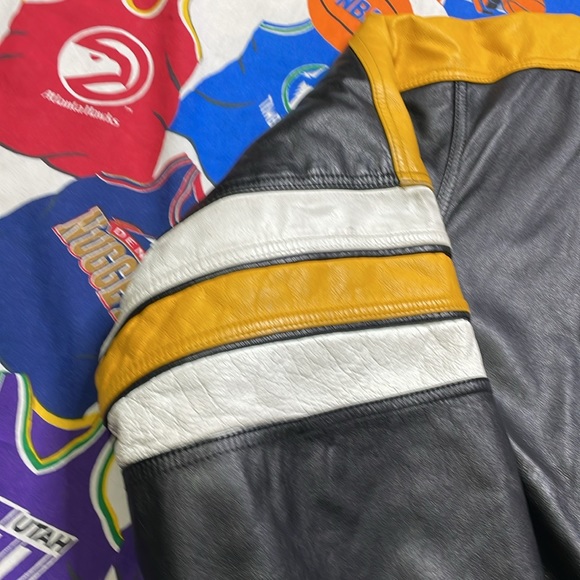 Vintage Starter Pittsburgh Steelers Leather Jacket - Picture 6 of 6